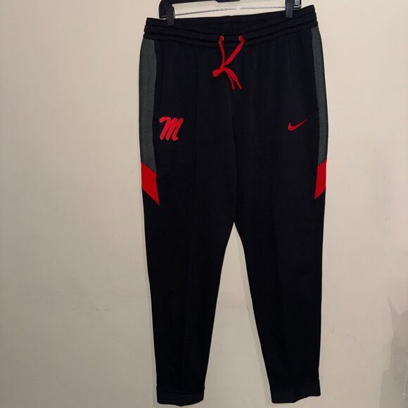 Nike Ole Miss Rebels Basketball Team Issue PE Travel Set Hoodie & Pants Men XL-T - Picture 8 of 16